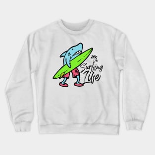 Surfing Life Crewneck Sweatshirt